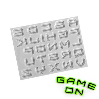 SCIENCE UPPER CASE LETTERS | SILICONE MOULD