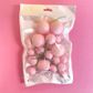 BABY PINK | DECO FOAM BALL TOPPER | 20 PC SET