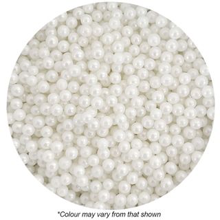 SPRINK'D | 4MM SUGAR BALLS PEARL | WHITE | 500G