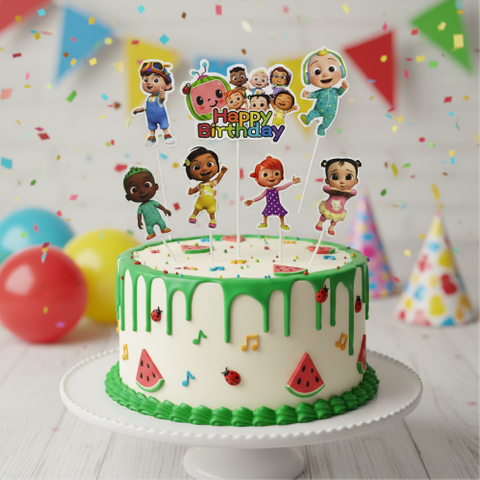 WISH | COCOMELON | TOPPER SET | 6 PC