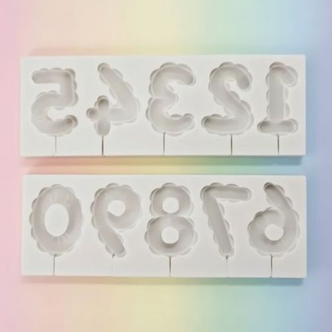 BALLOON NUMBERS | SILICONE MOULD