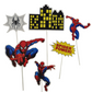WISH | SPIDERMAN | TOPPER SET | 6 PC