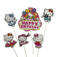 WISH | HELLO KITTY | TOPPER SET | 6 PC
