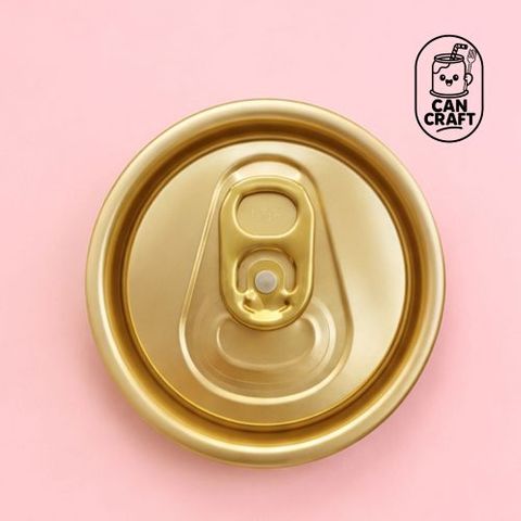 CAN CRAFT | GOLD RING PULL ALUMINIUM DRINK LIDS | 100 PC