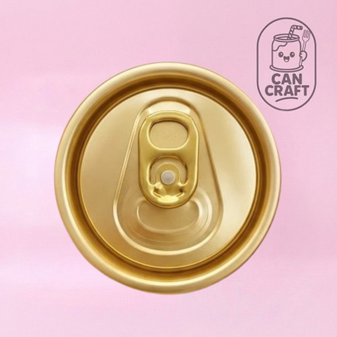 CAN CRAFT | GOLD RING PULL ALUMINIUM DRINK LIDS | 100 PC