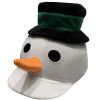 Hat Cover  childs snowman hat silk