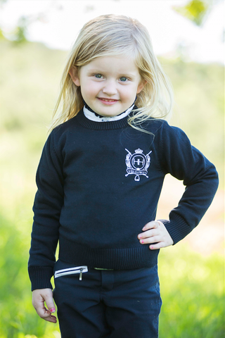 Ladies Knit Sweater - Navy