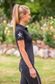 Bare Sequin Polo Shirt Black