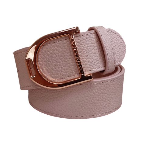 Stirrup Leather Belt - Nude Pink