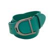 Stirrup Leather Belt - Turquoise