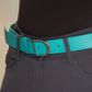 Stirrup Leather Belt - Turquoise