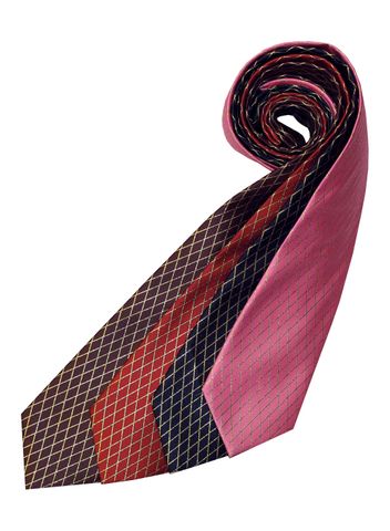 Solitaire Tie -  Navy/Gold