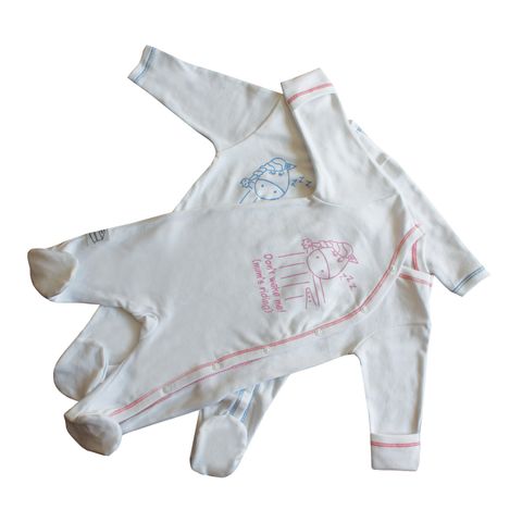 Born to Ride Babygrow - Wht/Pi