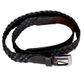 BrownLeather Plaited Belt