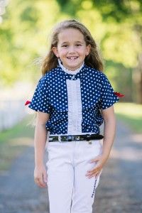 Polka Dot Shirt - Navy