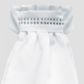 Deluxe Ready-Tied Stocks - White/ Diamante Band