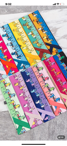 wild war horse hair scarf