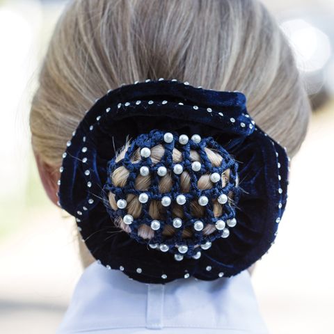 Pearl Bun Net - Navy