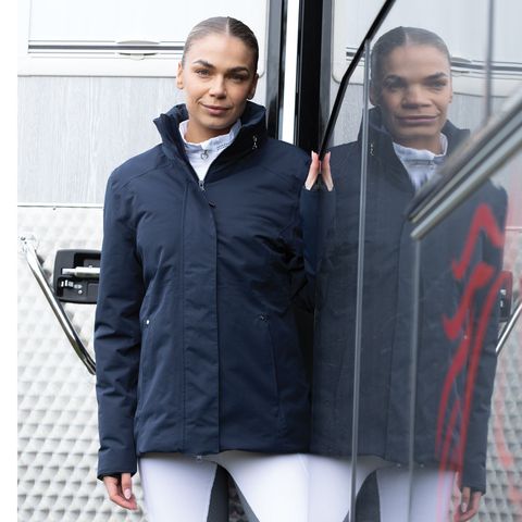 ladies Casual coats - Navy/Reflect