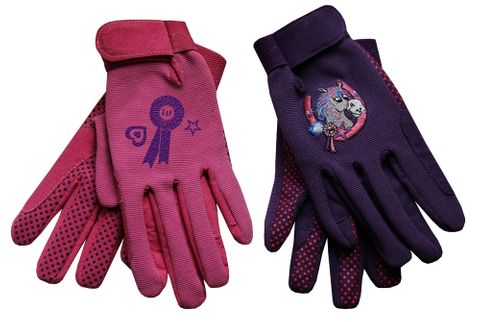 Junior Poneez Rosette Gloves -