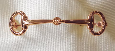 Snaffle Stock Pin - Rose Gold