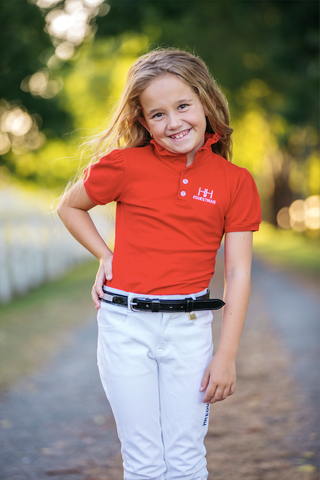 Girls Polo shirt - Red
