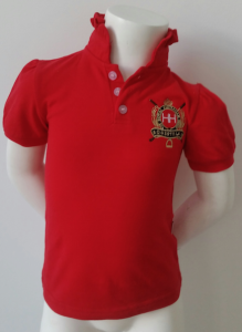 Girls Royal Polo - Red