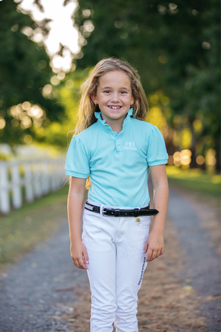 Girls Royal Polo - Blue