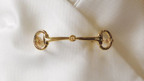 Snaffle Stock Pin - Gold