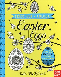 Press Out and Colour: Easter Eggs