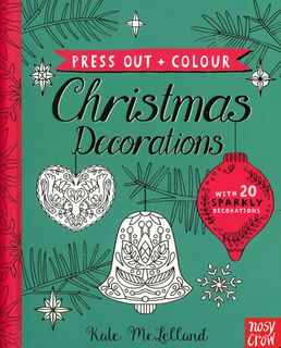 Press Out and Colour: Christmas Decorations