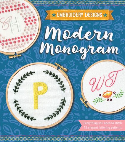 Embroidery Designs: Modern Monogram