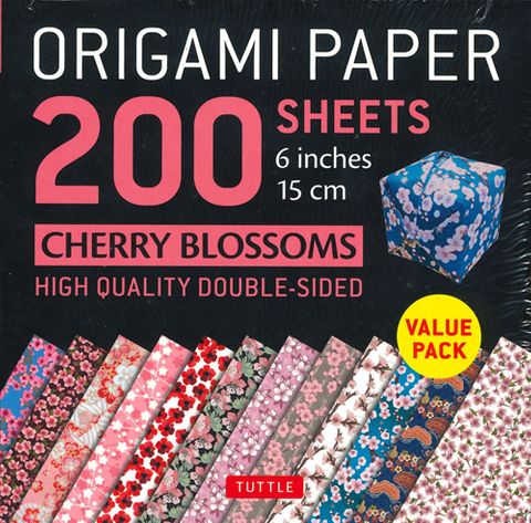 Origami Paper 200 Sheets: Cherry Blossoms