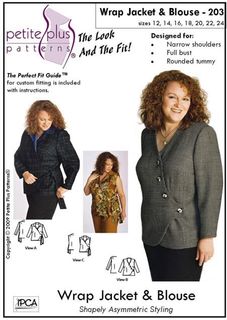 Wrap Jacket & Blouse