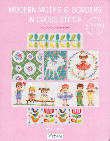 Modern Motifs & Borders in Cross Stitch