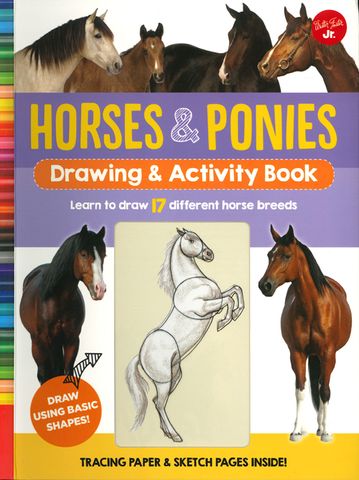 Horses & Ponies Drawing & Activity Book