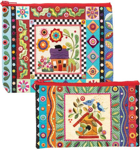 Colorful Creatures Eco Pouch Set