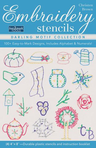 Embroidery Stencils Darling Motif Collection