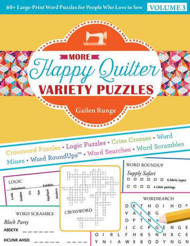 More Happy Quilter Variety Puzzles Volume 3