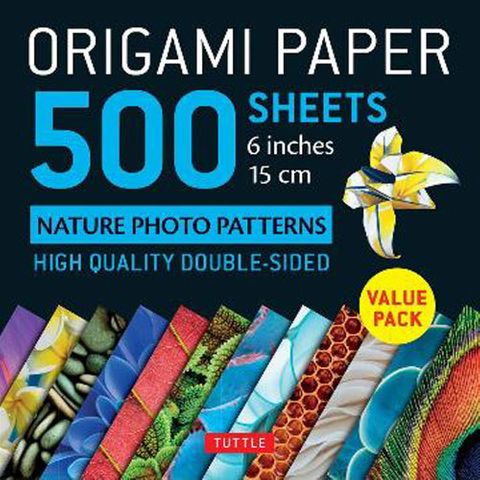 Origami Paper 500 Sheets: Nature Photos