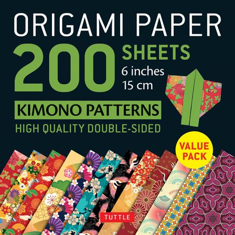 Origami Paper 200 Sheets: Kimono Patterns