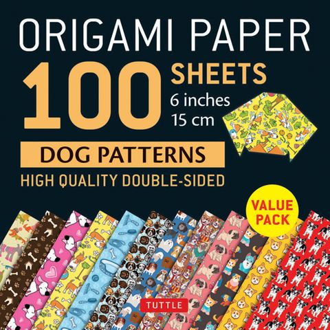 Origami Paper 100 Sheets: Dog Patterns