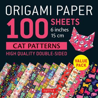 Origami Paper 100 Sheets: Cat Patterns