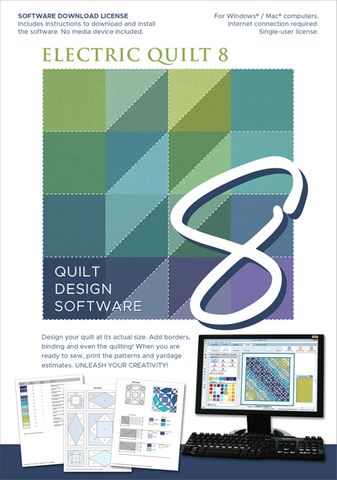 Electric Quilt 8 (EQ8) Quilt Design Software