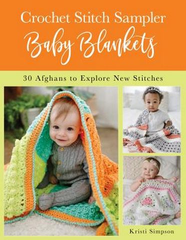 Crochet Stitch Sampler Baby Blankets