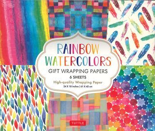 Rainbow Watercolors Gift Wrapping Papers