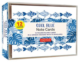 Cool Blue Note Cards