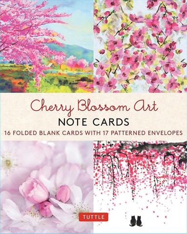 Cherry Blossom Art Note Cards