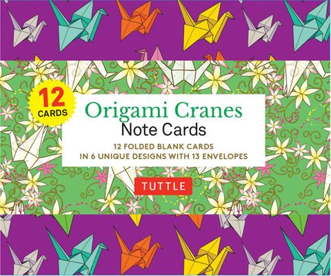 Origami Cranes Note Cards