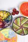 Round Fabric Art Bowls